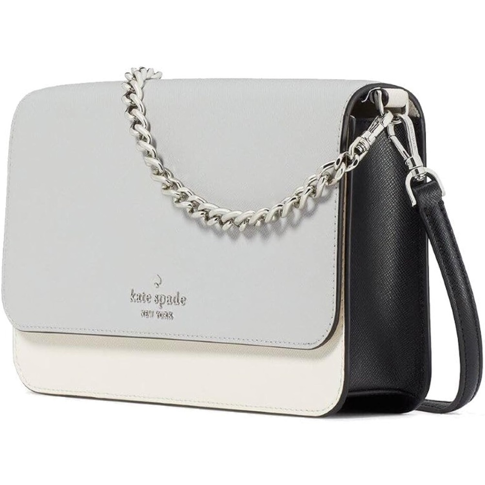Kate Spade New York Women's Madison Saffiano Leather Flap Crossbody Bag NWT